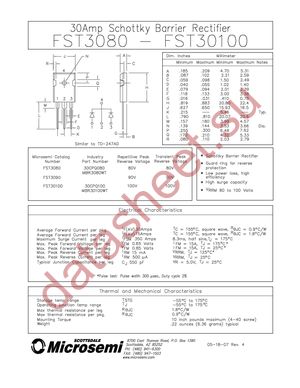 FST30100 datasheet  